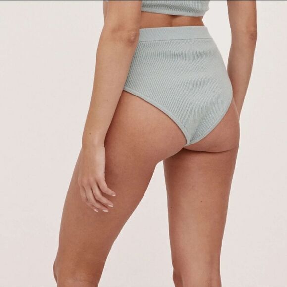 NWOT Naked Cashmere Belen Briefs in Barley - Picture 4 of 5